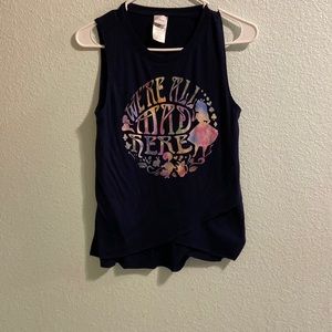 Women’s small sleeveless Disney Alice in Wonderland Tshirt.